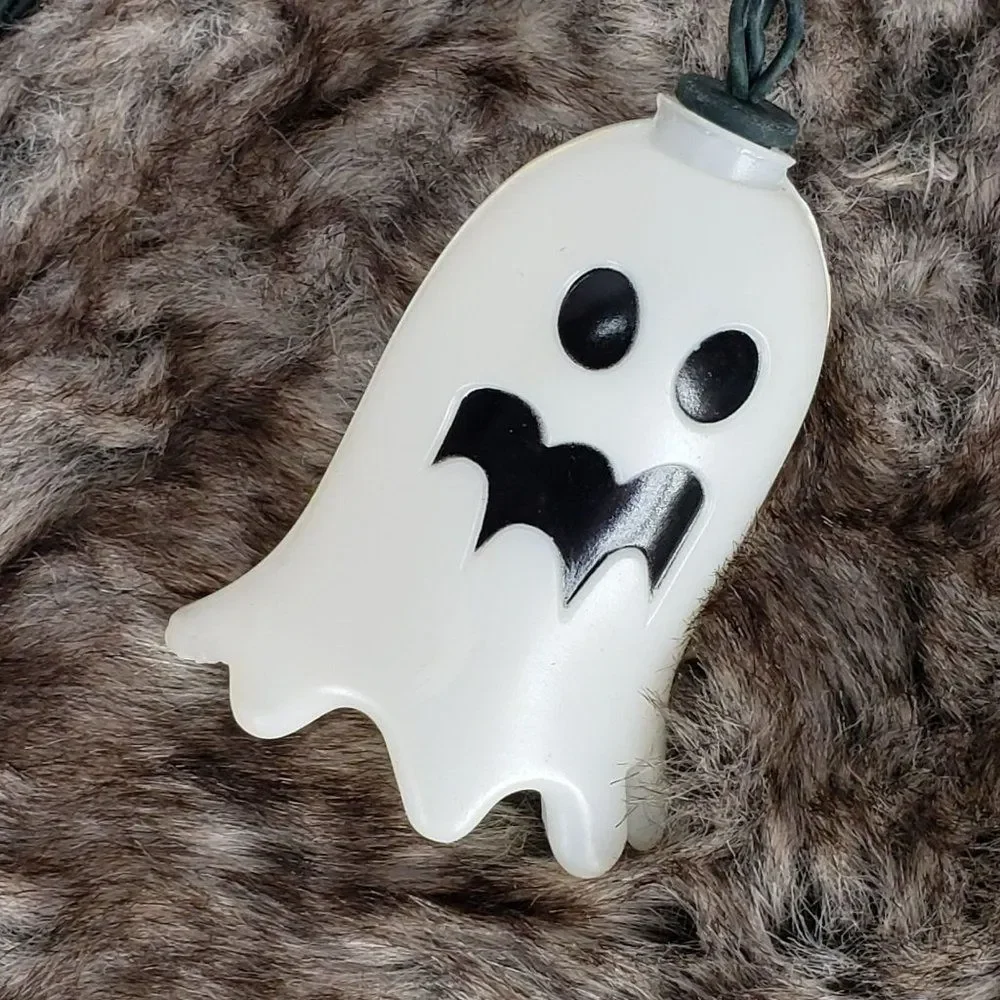 Halloween Svg‎ Decoration Ghost Garland String Light | Halloween Lights Battery